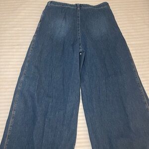 We The Free Blue Wide Leg Jeans